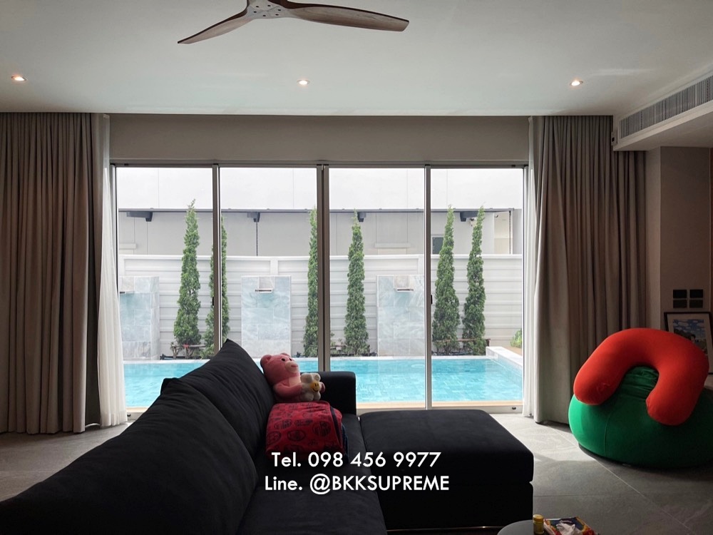 (For sale)** 3-storey luxury detached house THE MARQ Exquisite (The Mark Exquisite) Ratchaphruek-Charansanitwong with lift and private swimming pool ** Loading...