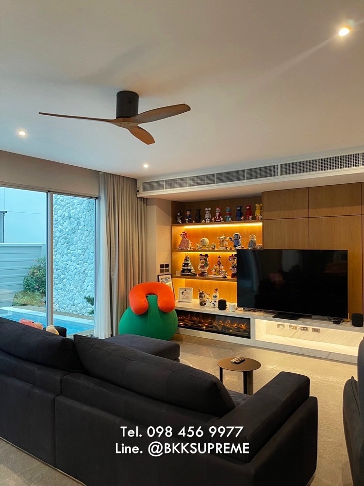 (For sale)** 3-storey luxury detached house THE MARQ Exquisite (The Mark Exquisite) Ratchaphruek-Charansanitwong with lift and private swimming pool ** Loading...