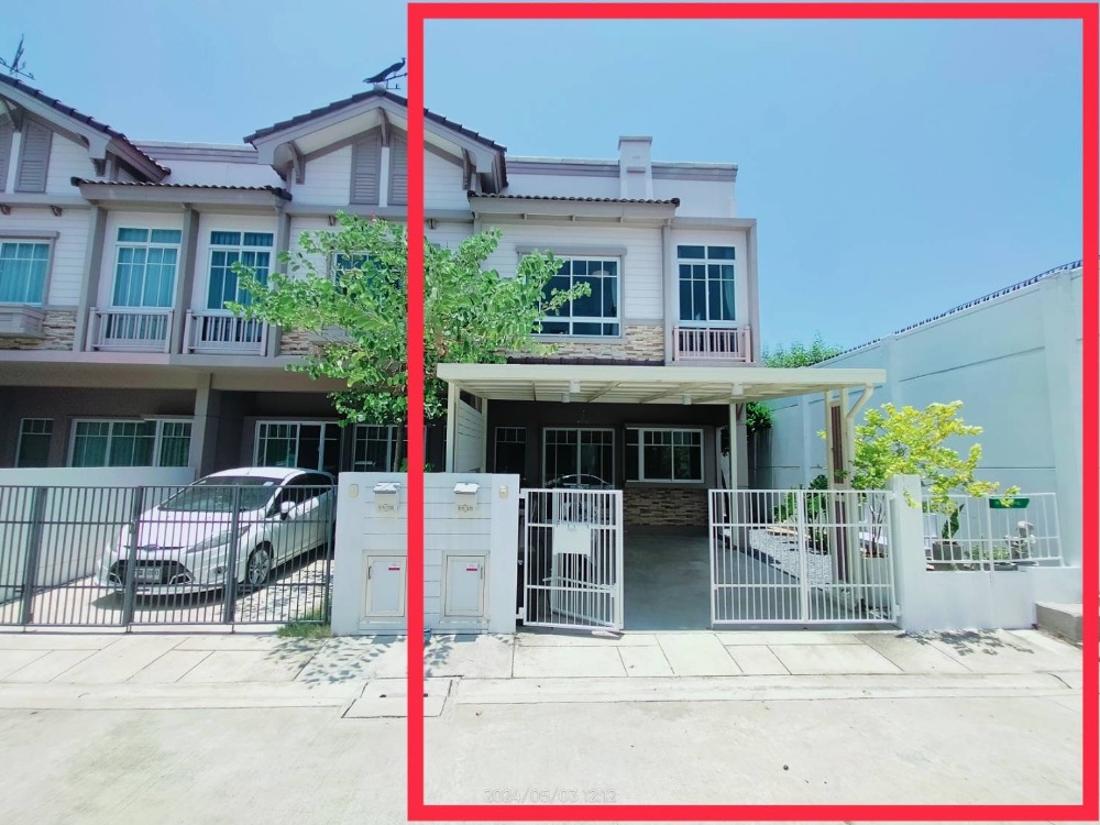 For SaleTownhomeRathburana, Suksawat : For sale: Indy 3, corner plot, 25.8 sq.w., Baan Tide Mai, Soi Tabeum