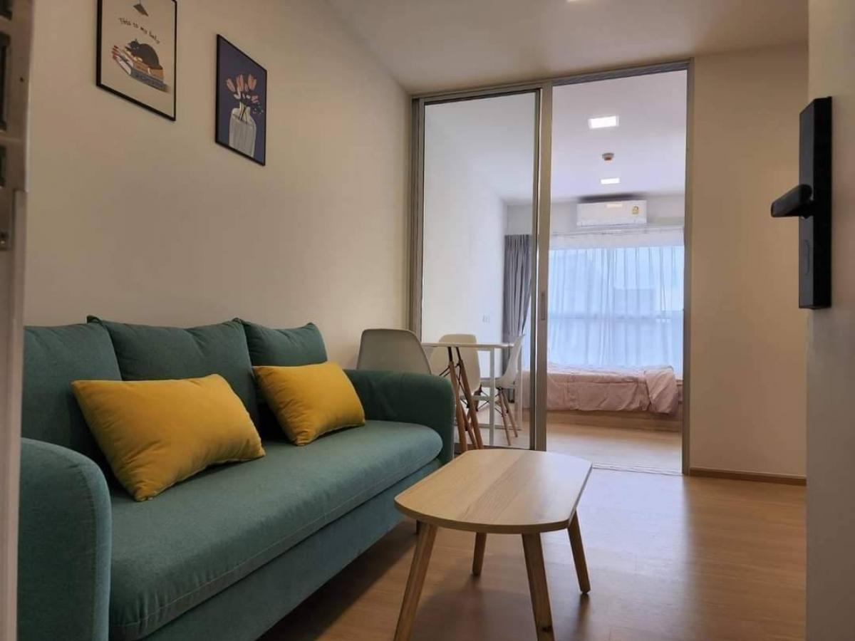 For RentCondoPathum Thani,Rangsit, Thammasat : ✅️ Plum Fresh for rent, rent 8,800/month, Building A, outside view, digital door lock, complete kitchen