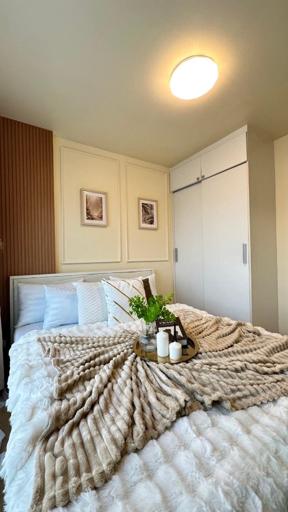 For SaleCondoVipawadee, Don Mueang, Lak Si : Condo Den Vibhavadi ✨Opposite IT Square, near Government Complex, BTS🚕#Expressway, Airport 🌞Only 1.49 million 🌞Why rent? ⏰Renovated the whole room❗❗ Beautifully decorated, ready to move in