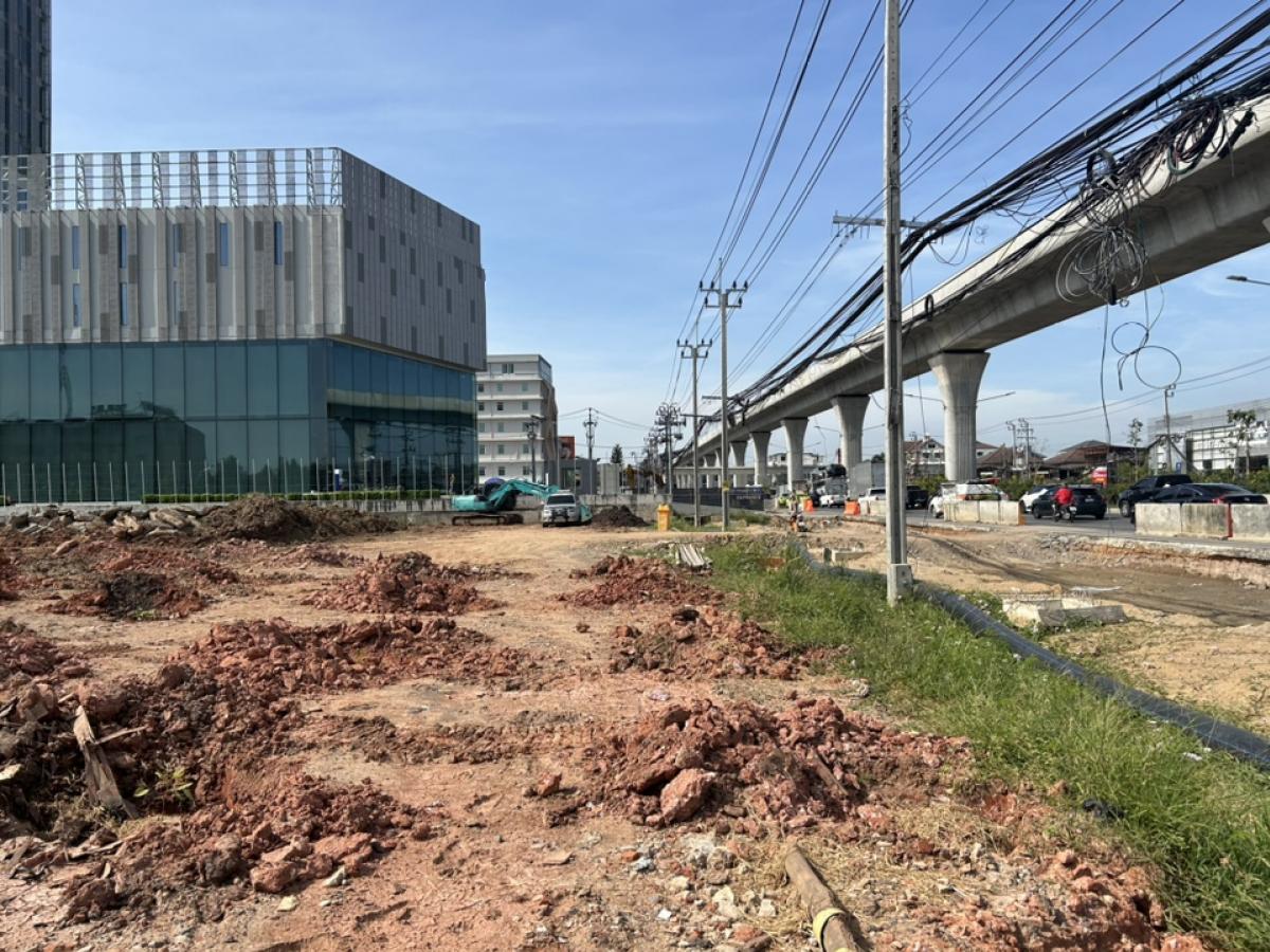 ขายที่ดินมีนบุรี-ร่มเกล้า : ขายที่ดินถมแล้ว 22 ไร่ รามคำแหง 162 ติดถนนรามคำแหง ติดโรงพยาบาลรามคำแหง 2 ที่ดินสวยมาก