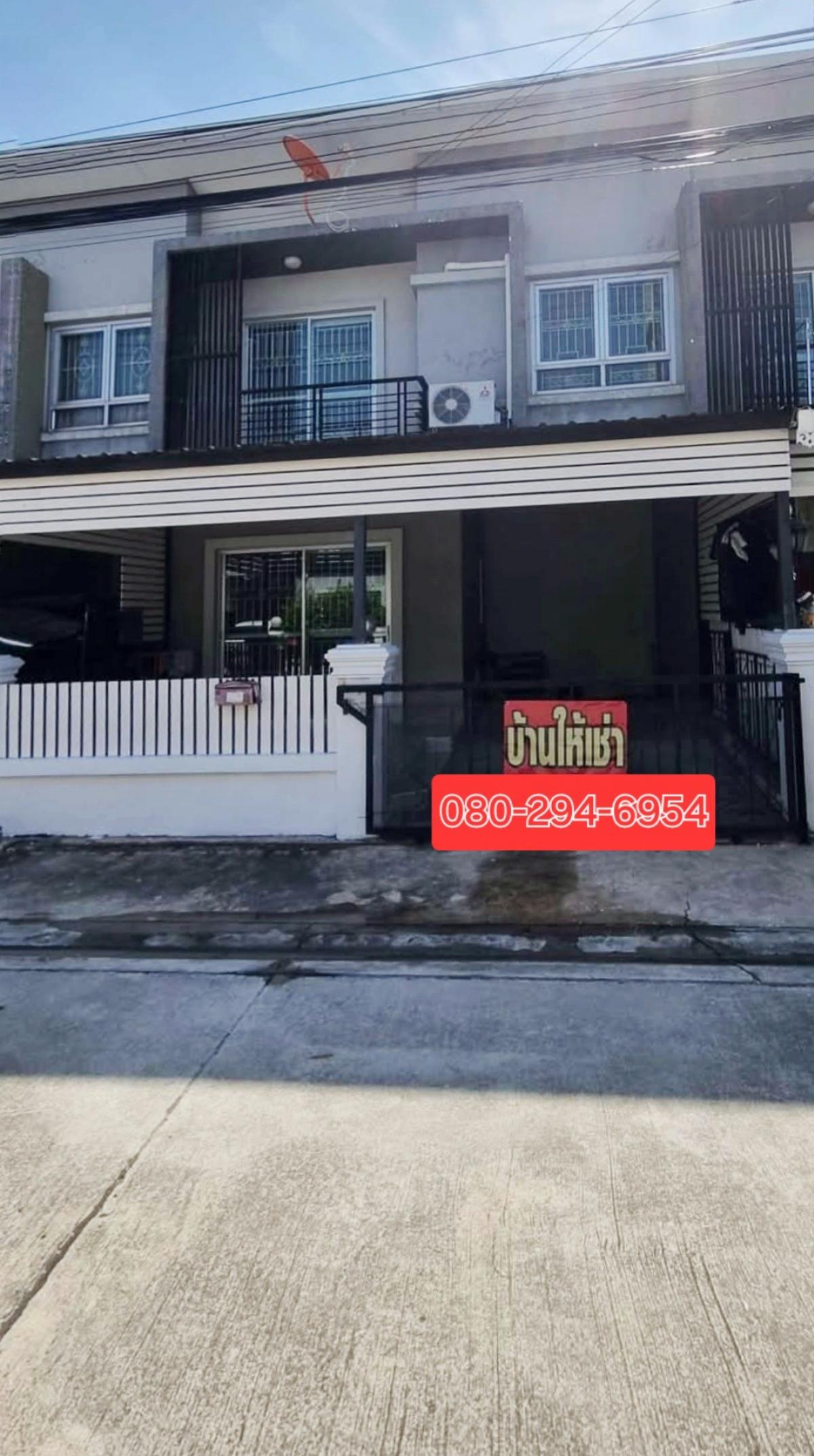 For RentTownhomeSamut Prakan,Samrong : 🚩🍀🌟Townhome for rent, ready to move in, 3 air conditioners, fully furnished, built-in kitchen, Nirun Ville 10, all in one home ✅