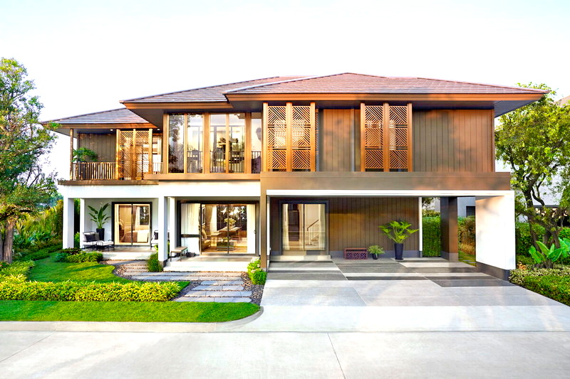 For RentHousePattanakan, Srinakarin : H0503😊 For RENT For rent, 2-storey detached house🚪4 bedrooms🚄near BTS On Nut🏢Burasiri Phatthanakan🔔House area: 90 sq.wa🔔Usable area: 299.00 sq.m.💲Rent: 180,000฿📞O99-5919653,O65-9423251✅LineID:@sureresidence