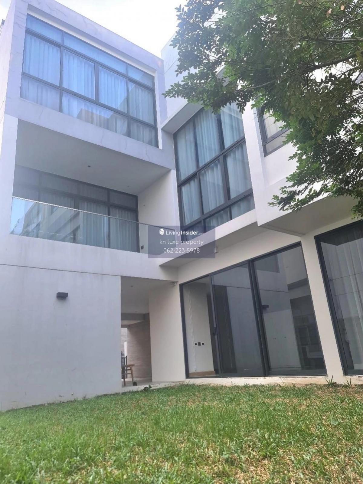 For RentHouseRama9, Petchburi, RCA : 🌜⭐️🌛For rent: 3-storey detached house, fully furnished, Park Priva Thian Ruam Mit project, near The Street Ratchada