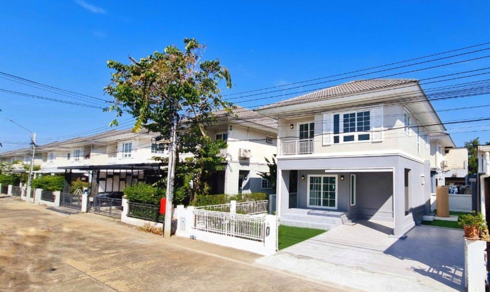 ขายบ้านนนทบุรี บางใหญ่ บางบัวทอง : เพอร์เฟค พาร์ค ชัยพฤกษ์ Perfect Park Chaiyaphruek บ้านเดี่ยวสไตล์โมเดิร์น ในบรรยากาศสวนอังกฤษ
