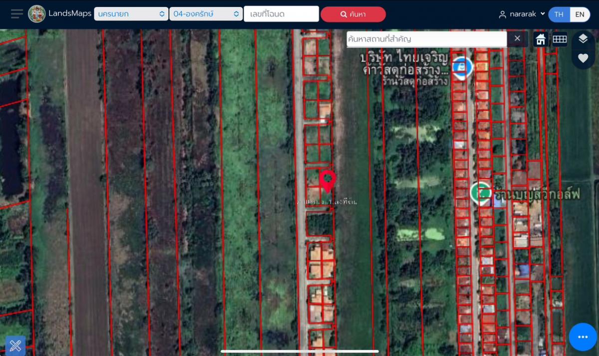 For SaleLandNakhon Nayok : Land for sale, The Urban project, 112.1 sq.wa., Khlong 15, Rangsit-Nakhon Nayok Road, Khlong Yai Subdistrict, Ongkharak District, Nakhon Nayok Province