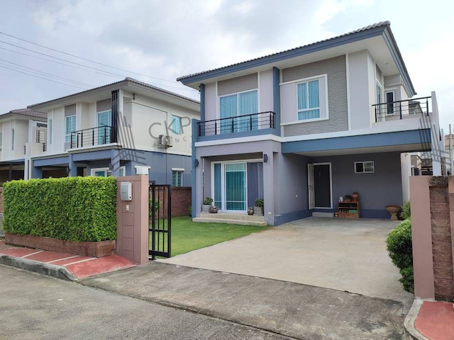 For SaleHouseNawamin, Ramindra : Twin house, The Plant Simple, Phahon Yothin-Sai Mai, new house, lots of usable space, near shopping center, convenient transportation, only 9 minutes from BTS Khu Khot.
