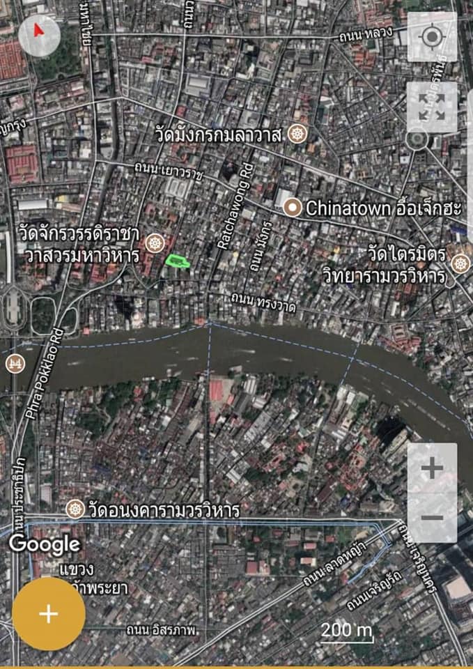 ขายอาคารพาณิชย์เยาวราช บางลำพู : สำเพ็ง เยื้องวัดจักรวรรดิ เสนอขายที่ดิน 442 ตารางวา และอาคารพาณิชย์ 30 คูหา ใกล้เยาวราช เวิ้งนาครเขษม โรงแรมแกรนด์ไชน่า ตลาดสำเพ็ง