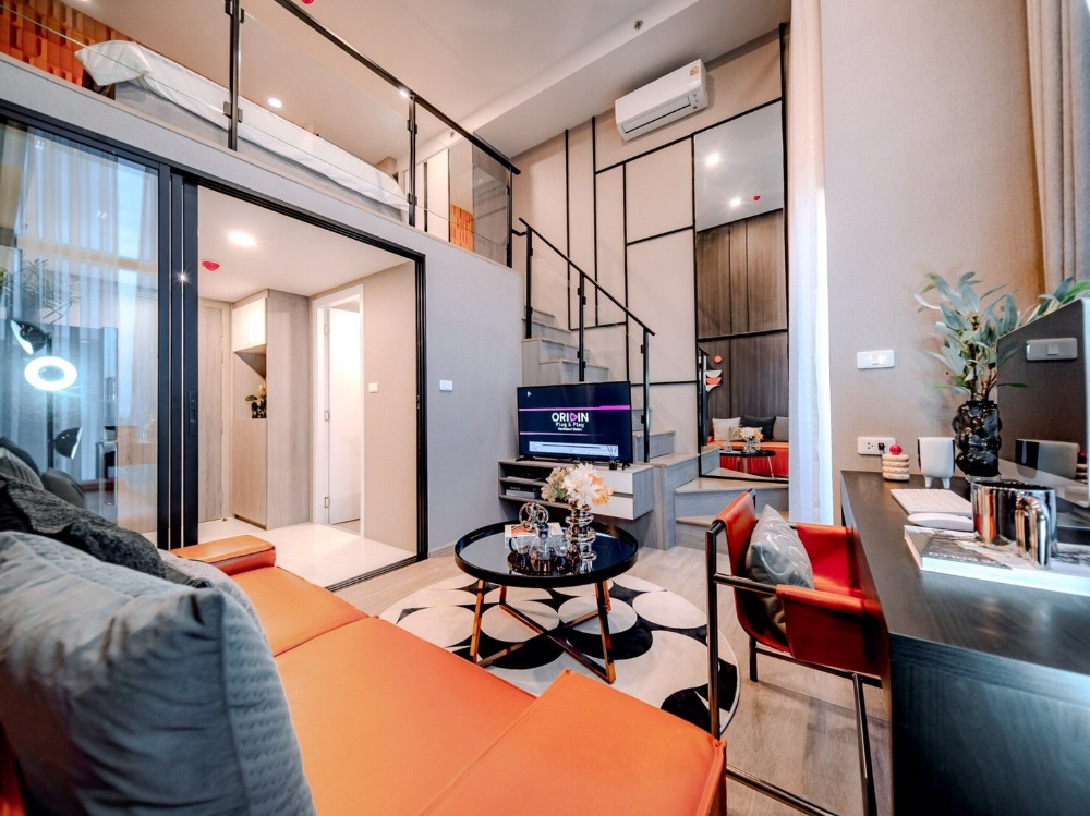 For SaleCondoRattanathibet, Sanambinna : 🔥 For sale, new condo, ready to move in, high ceiling 4.2 meters*, on the main road, near the BTS, complete common area, very beautiful 🔥