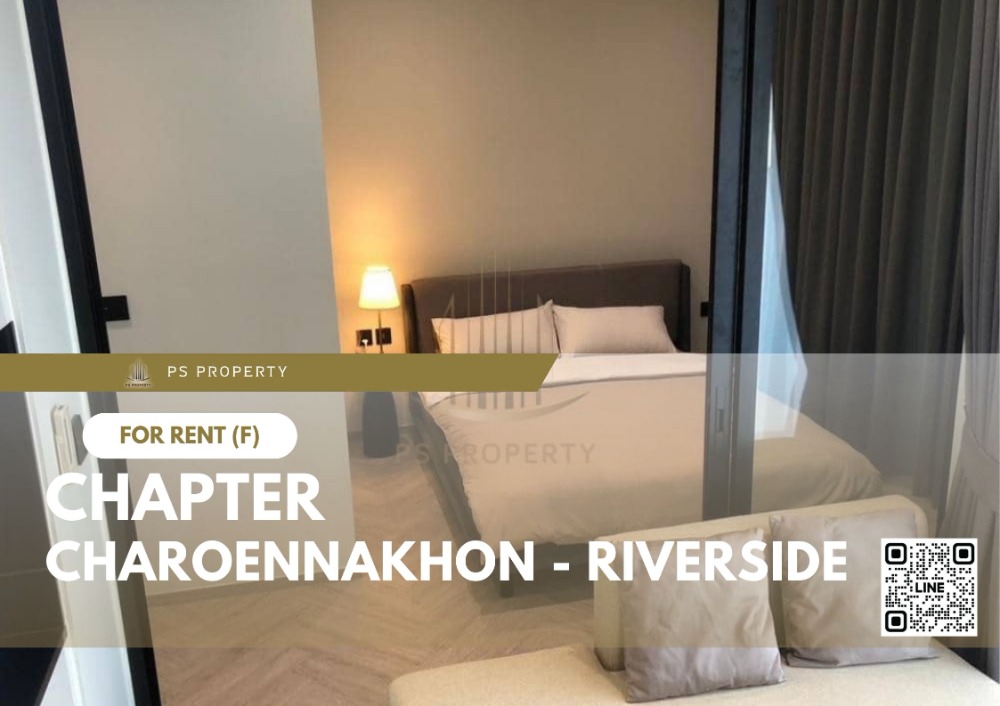 For RentCondoWongwianyai, Charoennakor : For rent ✨ Chapter Charoennakhon - Riverside ✨ complete furniture and electrical appliances, near BTS Krung Thonburi.