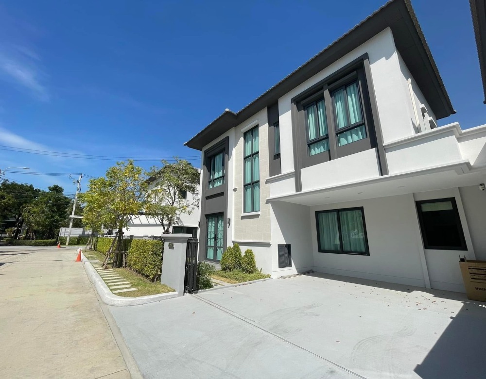 For RentHouseSamut Prakan,Samrong : 🌟New luxury house next to Mega Bangna! Modern Classic style 🍁 🏡 Grande Pleno Sukhumvit Bangna project