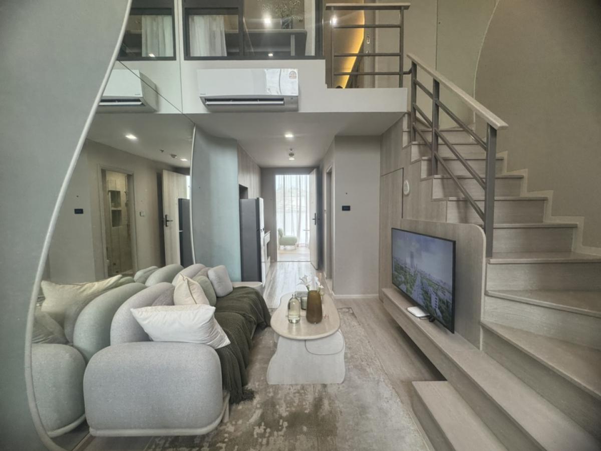 For SaleCondoKasetsart, Ratchayothin : Reference Kaset District, opposite Kasetsart University, 4.8 m high ceiling room, the whole project 📌Starting price 4.29 million baht*contact 0646428664 (Phat)