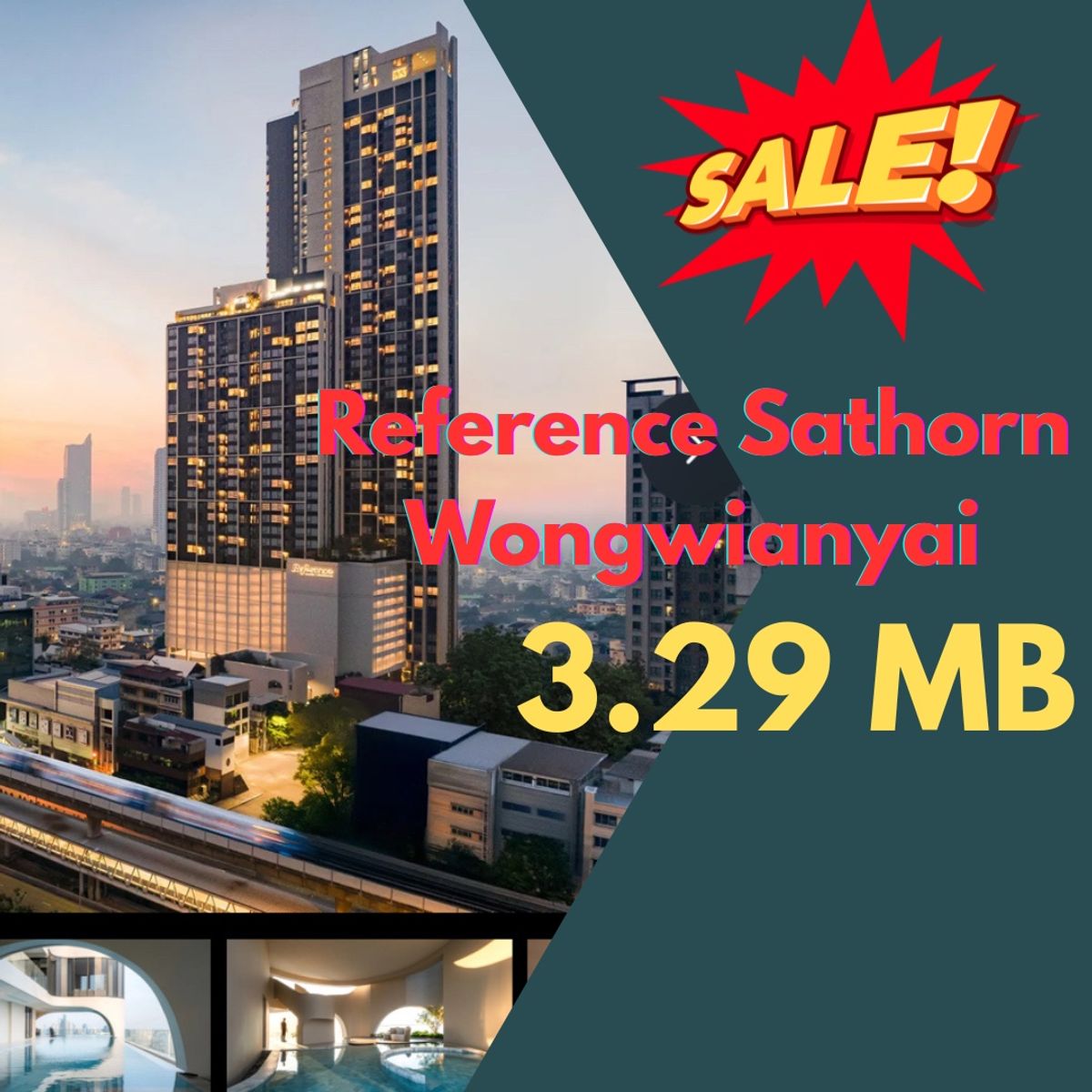 For SaleCondoWongwianyai, Charoennakor : 💥💥FOR SALE: 𝙎𝙩𝙪𝙙𝙞𝙤 Fully furnished, most beautiful in the area, 𝐏𝐫𝐢𝐜𝐞 3.69 𝙈𝘽**, 26 𝐬𝐪.𝐦, 𝐁𝐓𝐒 Wongwian Yai // ☎️ 𝟎𝟔𝟑-𝟐𝟕𝟑-𝟓𝟐𝟔𝟓 (Johan)