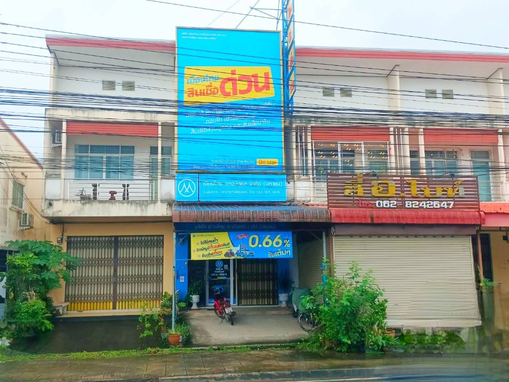 For SaleShop HouseKamphaeng Phet : Commercial building for sale, 2 floors, 30.5 square wah, Kamphaeng Phet Subdistrict, Rattaphum District, Songkhla