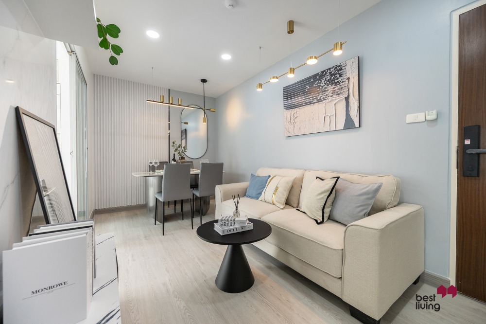 For SaleCondoRama3 (Riverside),Satupadit : 𝗔𝘂𝗴𝘂𝘀𝘁 𝗖𝗼𝗻𝗱𝗼 𝗖𝗵𝗮𝗿𝗼𝗲𝗻𝗸𝗿𝘂𝗻𝗴: 𝟰𝟰 sq.m., 𝟮 Bedrooms with Separate Kitchen, Close to Rama 𝟯 Bridge & Asiatique🎡!