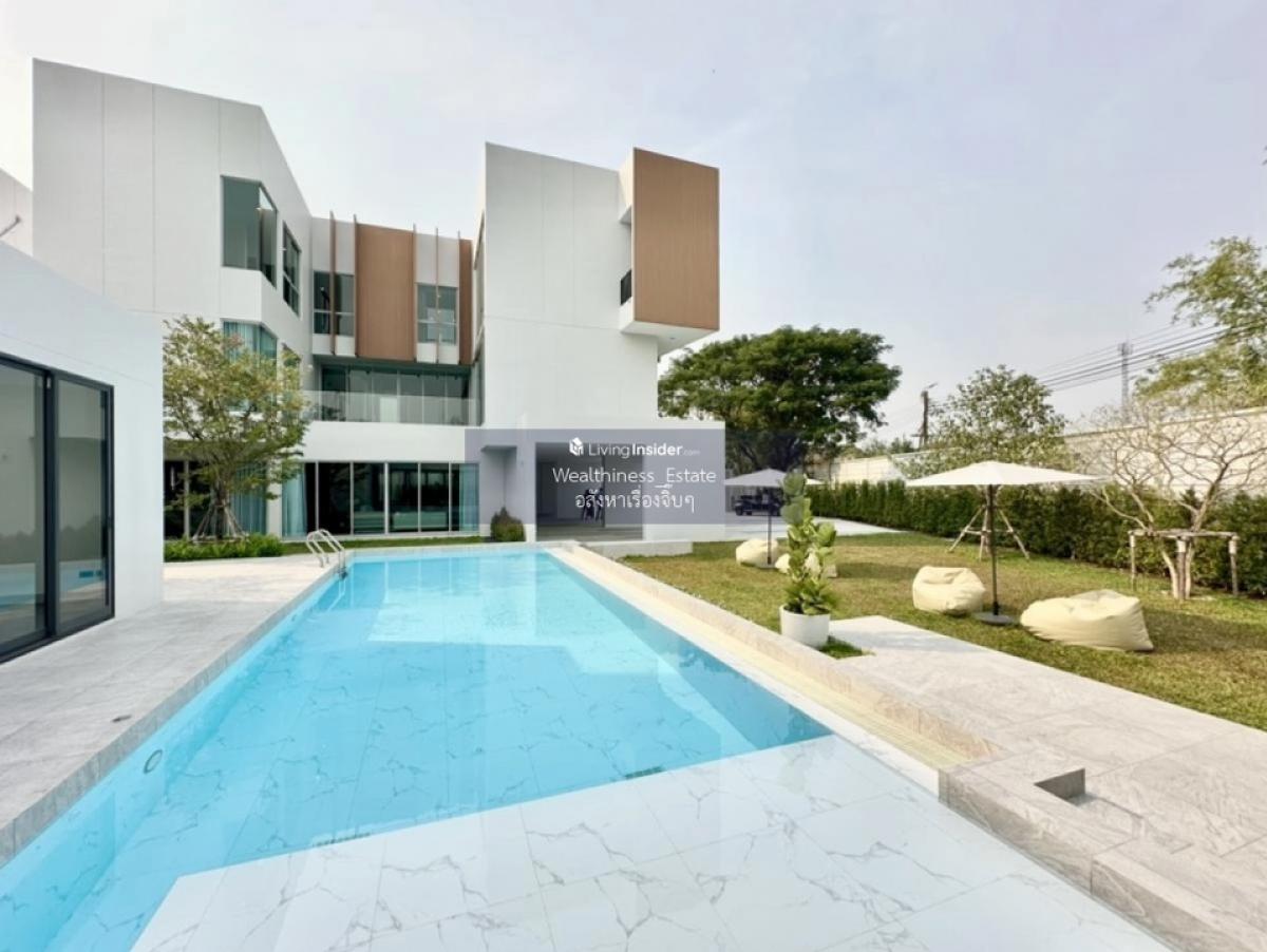 For SaleHousePinklao, Charansanitwong : Real house, as shown in the picture. You get this: Pool Villa, 600 sq m., parking for 12 cars, THE MARQ Ratchaphruek - Charansanitwong 📍Phutthamonthon Sai 1 0808144488