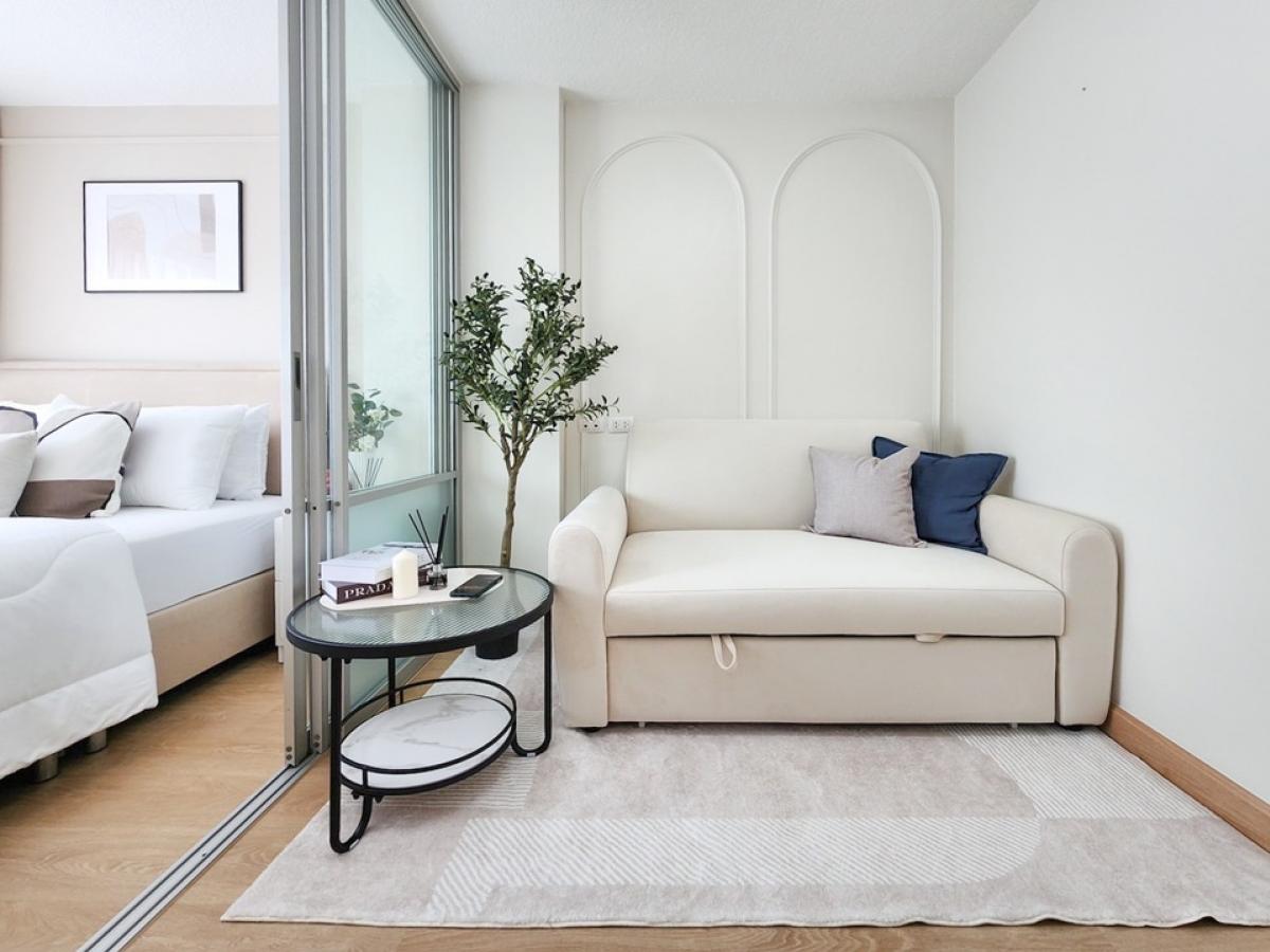 ขายคอนโดลาดกระบัง สุวรรณภูมิ : 🌈กู้ได้100% <ผ่อนเพียงเดือนละ 5,xxx>. #โซนลาดกระบัง  #โซนสุวรรณภูมิสวยละมุน ฟังก์ชั่นใช้งานครบครัน วิวธรรมชาติ  หิ้วกระเป๋าเข้าอยู่ได้เล้ย!! 🎉