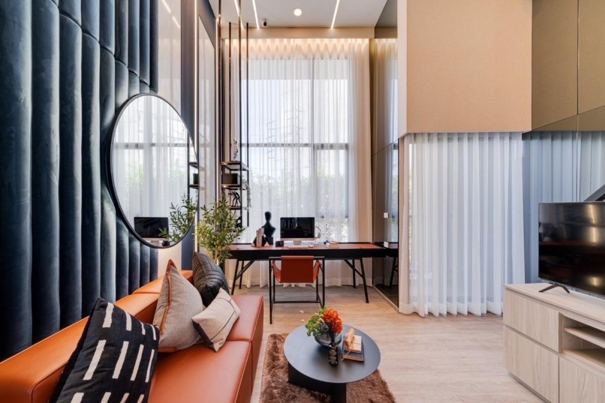 Condo 0 m. BTS Sai Lod, ready to move in, Duplex room (same price as the Presale), pets allowed, Origin Plug & Play, Sai Lod Station Loading...