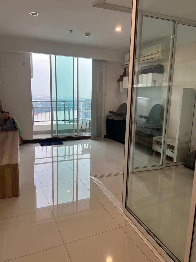 For SaleCondoRama3 (Riverside),Satupadit : 1 bedroom, river view, good condition ✨ Supalai Prima Riva Rama 3 / Studio (FOR SALE), Supalai Prima Riva Rama 3 / Studio room (for sale) CREAM2025