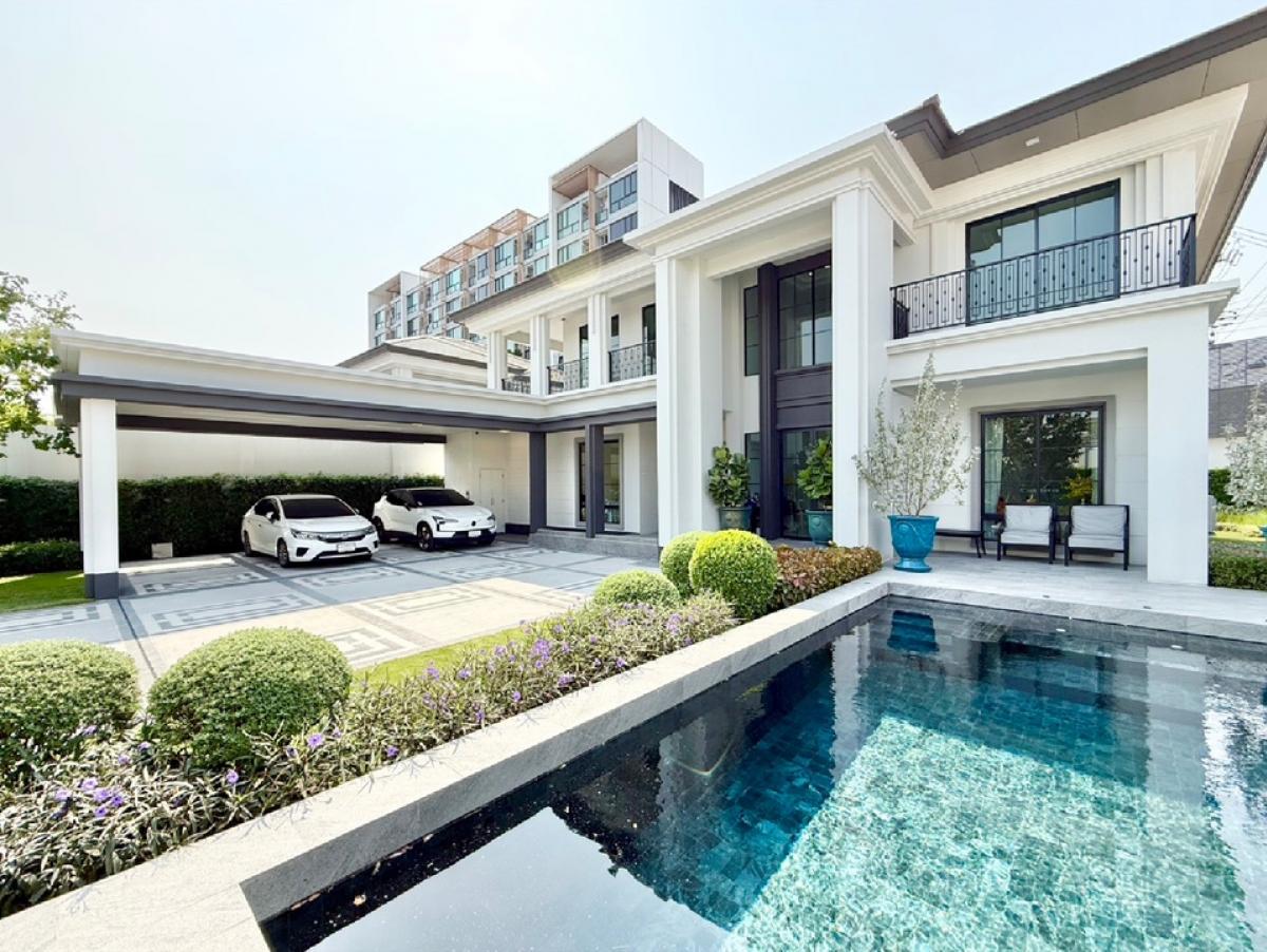 ขายบ้านนวมินทร์ รามอินทรา : ELSE RAMINDRA34 Single House Private Pool Villa 2ชั้น 160.9ตร.วา 425 ตร.ม 3จอดรถ ซื้อตรงโครงการ 064-932-4645 KEn