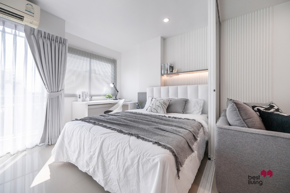 For SaleCondoBangna, Bearing, Lasalle : 1-bed bangna zone, cozy & stylish, near main road-BTS-mall!