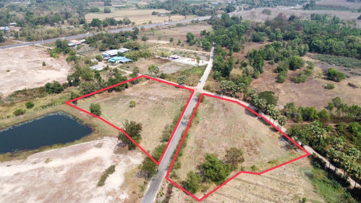 For SaleLandPrachin Buri : Ban Dong Bang Land for sale Mueang Prachinburi District, Prachinburi Province, near the new 33 road, 3,750 baht