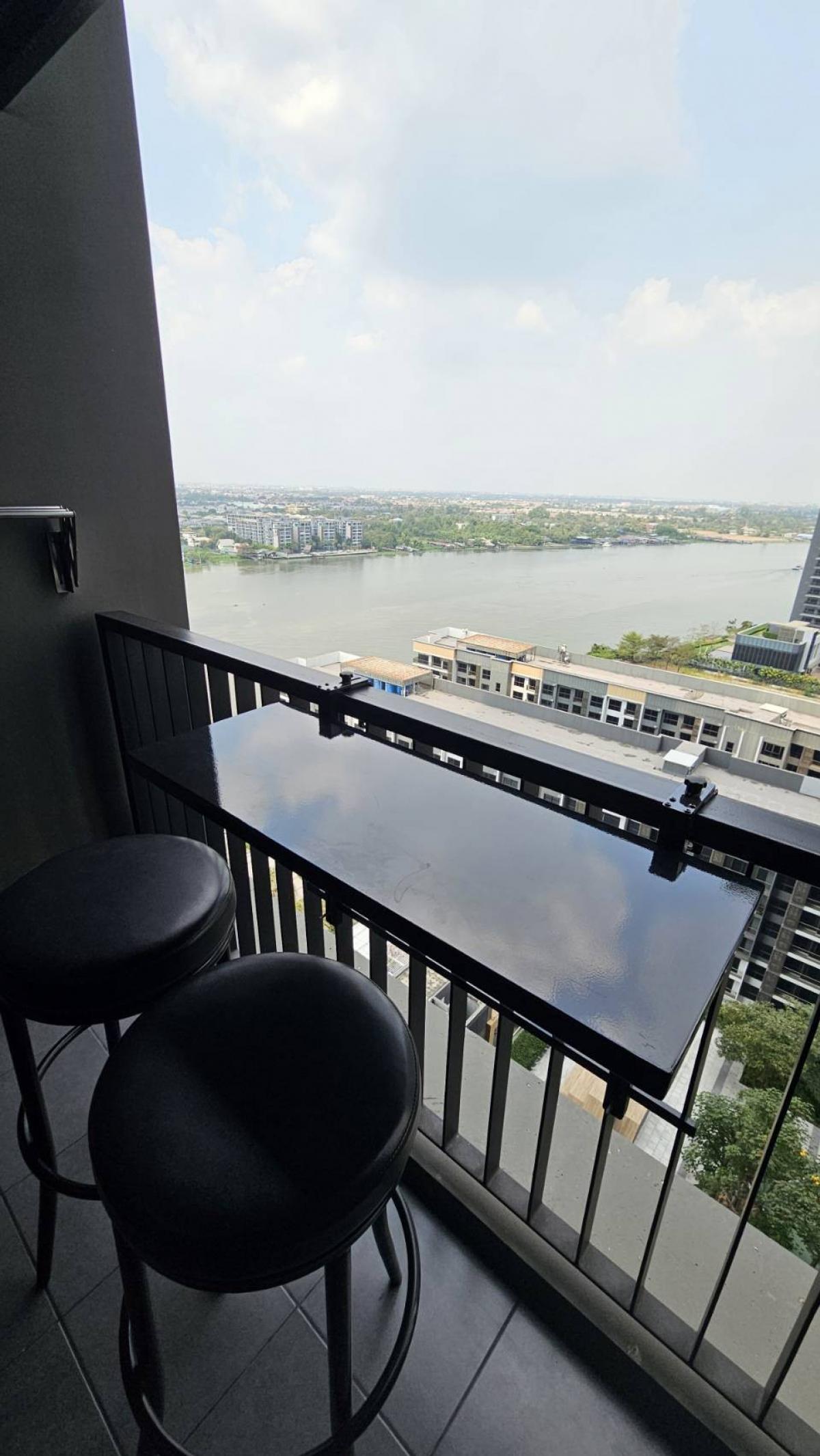 ให้เช่าคอนโดรัตนาธิเบศร์ สนามบินน้ำ พระนั่งเกล้า : ให้เช่า politan rive ชั้น 18 ขนาด 52 ตรม. แบบ 2 ห้องนอน ครบพร้อมอยู่