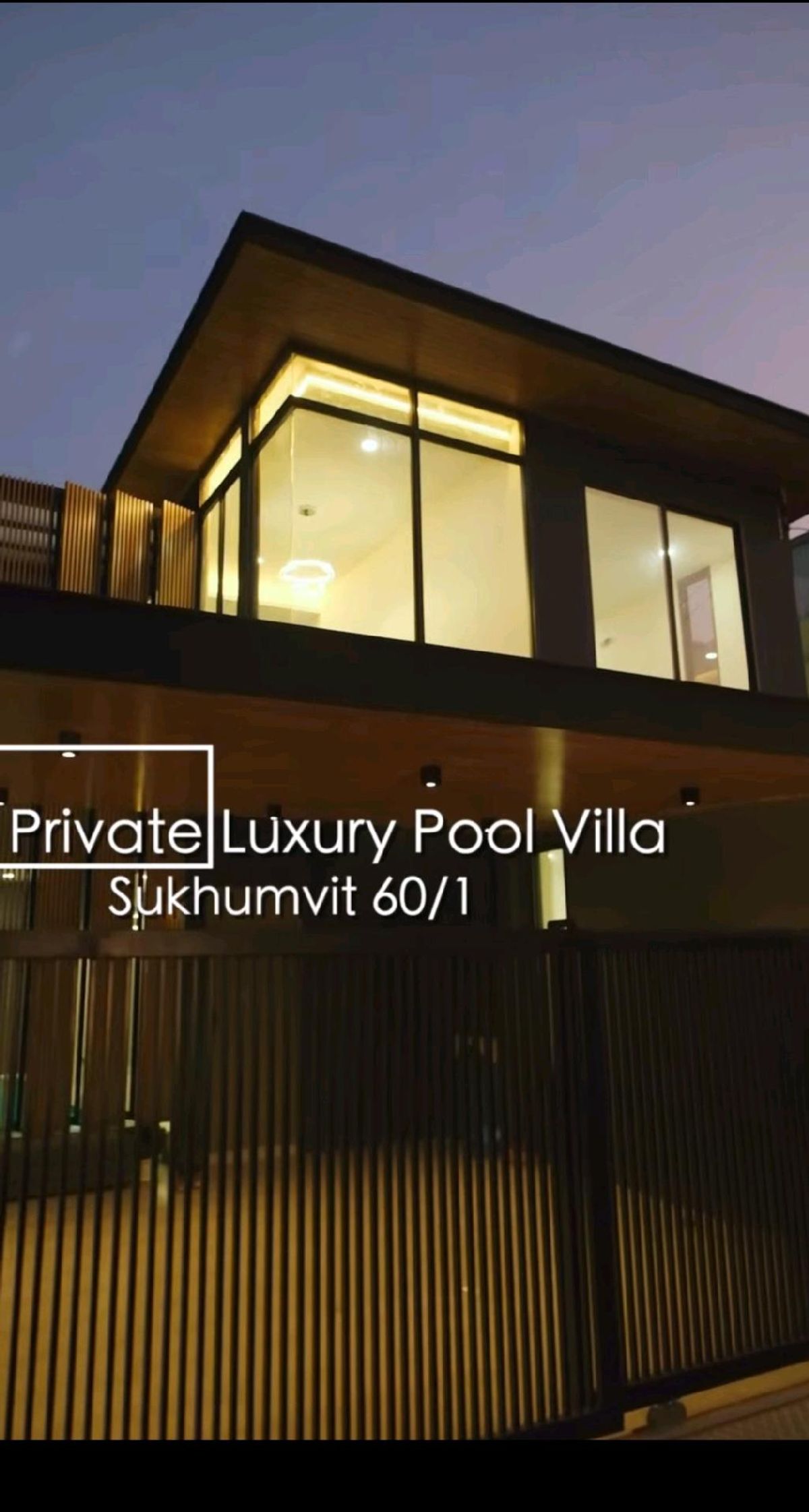 ขายบ้านสุขุมวิท อโศก ทองหล่อ : 𝙋𝙧𝙞𝙫𝙖𝙩𝙚 𝙇𝙪𝙭𝙪𝙧𝙮 𝙋𝙤𝙤𝙡 𝙑𝙞𝙡𝙡𝙖 𝙎𝙪𝙠𝙝𝙪𝙢𝙫𝙞𝙩 𝟲𝟬/𝟭