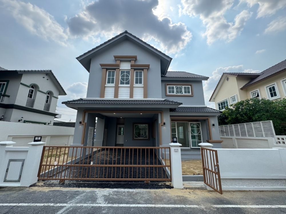 For SaleHouseRama5, Ratchapruek, Bangkruai : Nadi Pinklao Project-Rama 5, second hand, new renovated price, great value