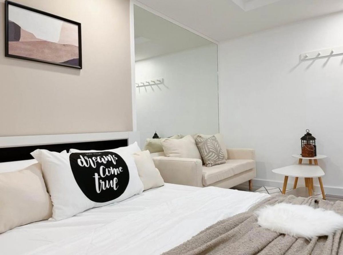 For RentCondoRatchadapisek, Huaikwang, Suttisan : ❤️ Rent a Condo Happy Ratchada 18 near MRT Huai Khwang, only 10 minutes, just 8,000 baht per month * ready to move in * 06591742222️