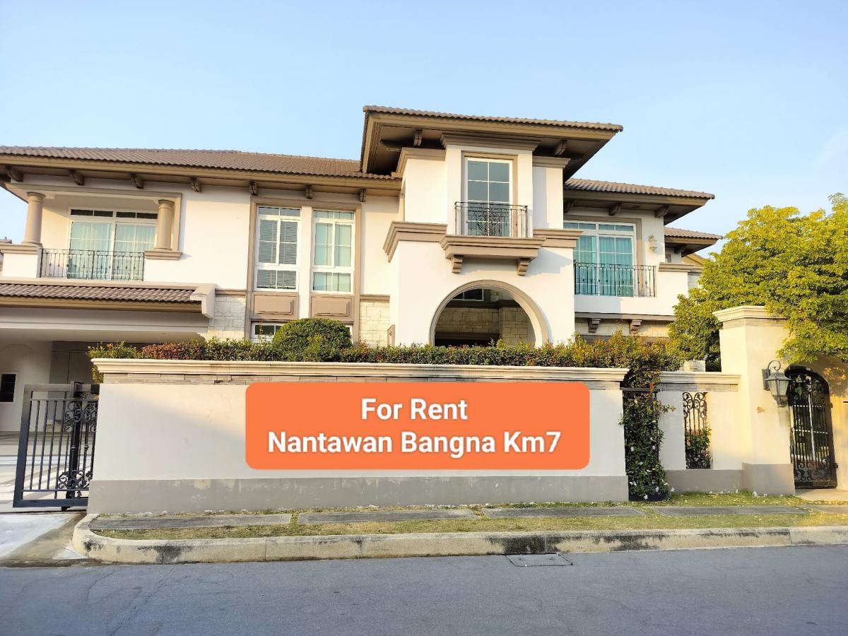For RentHouseBangna, Bearing, Lasalle : Super Hot unit for Rent L-SIZE Nantawan Bangna Km7 Fully furnished beautiful deco
