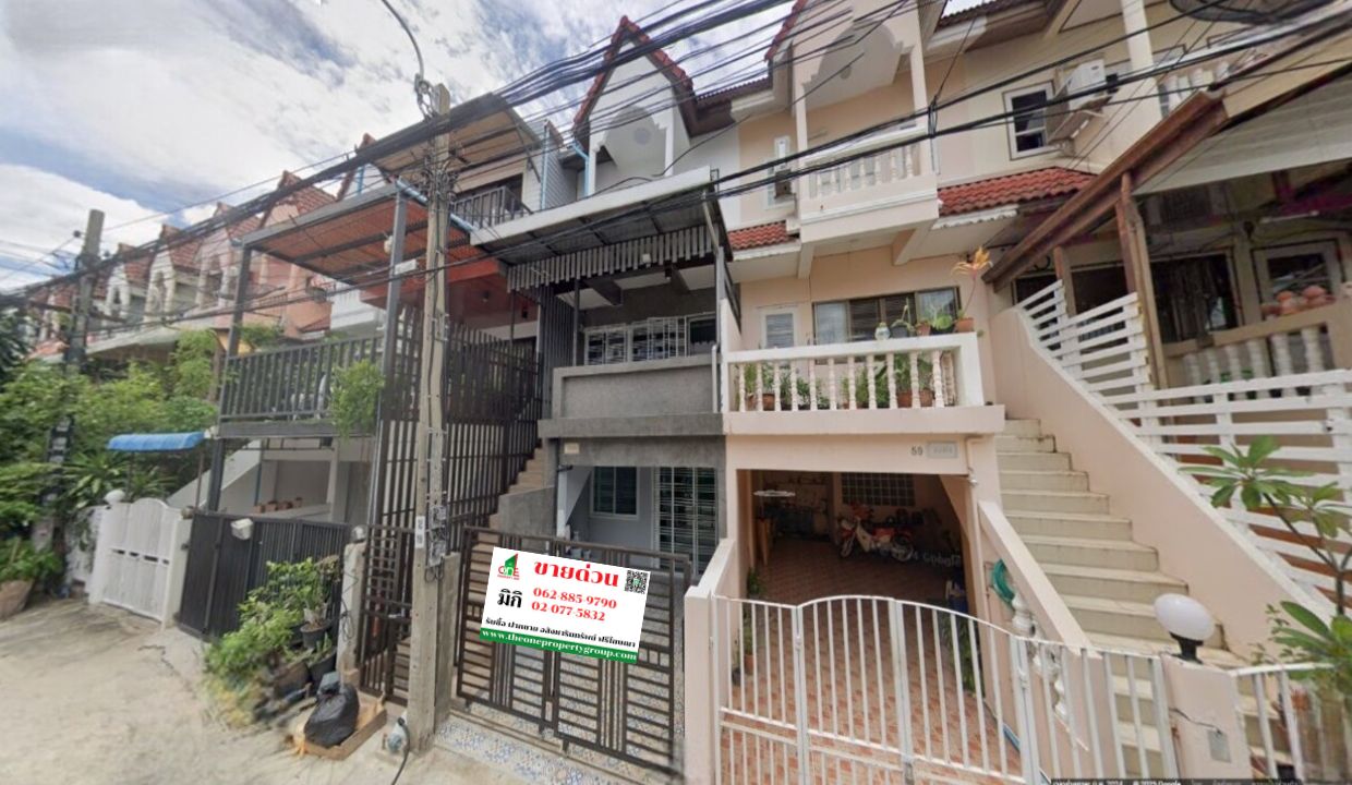 For SaleTownhomeRama5, Ratchapruek, Bangkruai : 3 -story townhome, Samakkhi Road, Soi 34, Tha Sai Subdistrict, Mueang Nonthaburi District, Nonthaburi Province