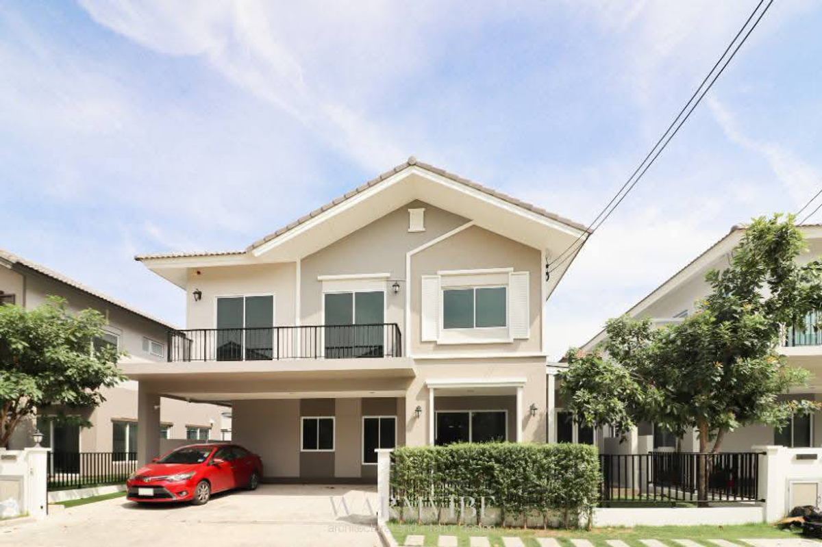 For RentHouseRama5, Ratchapruek, Bangkruai : Rent a detached house, Casa Legend, Rama 5, Ratchaphruek, very new.