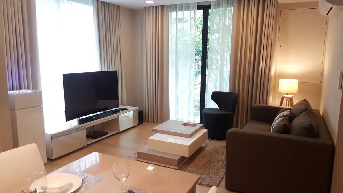 For RentCondoSukhumvit, Asoke, Thonglor : For Rent Liv@49 2Beds Size 77 SQ.M. F/F Ready to Move in