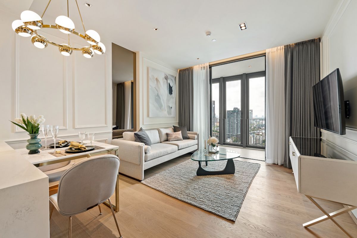 For RentCondoSukhumvit, Asoke, Thonglor : 🏢 Luxury condo for rent beatniq Sukhumvit 32 | Khlong Toei area | 🔥 The new room is beautifully decorated with Bang Krachao view 🔥 | Price only 67,500 baht/ month