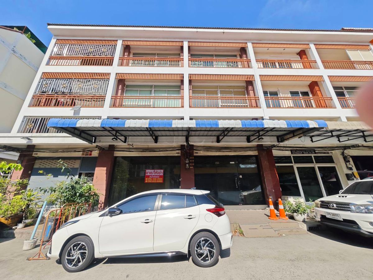 โฮมออฟฟิศมีนบุรี-ร่มเกล้า : ขาย-เช่าด่วน!!  อาคารพาณิชย์ 2 คูหา 4 ชั้น พื้นที่กว้างขวาง 