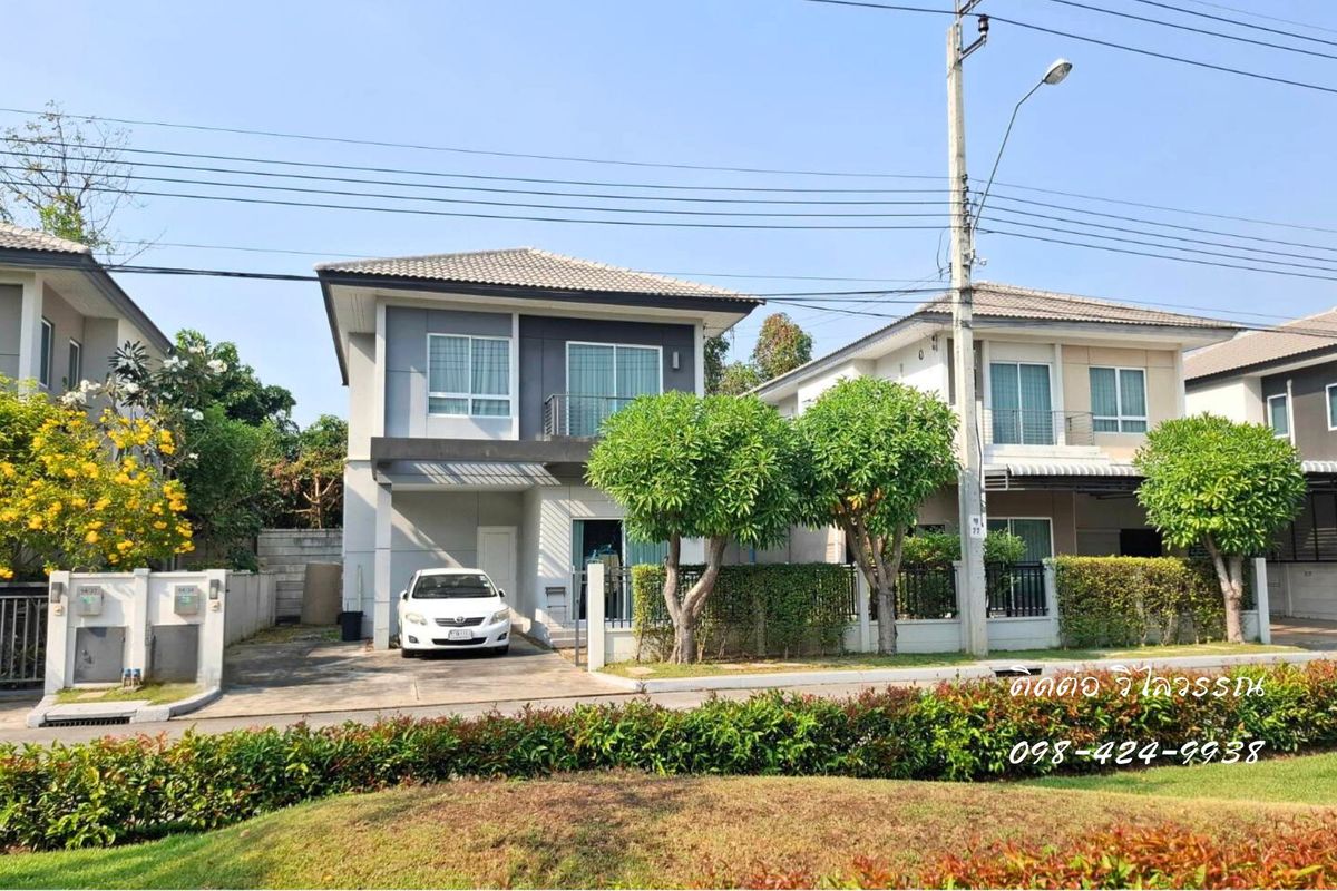 ให้เช่าบ้านนนทบุรี บางใหญ่ บางบัวทอง : ให้เช่าบ้านเดี่ยว ม.เซนโทร ราชพฤกษ์ ซ.บางเลน21  เฟอร์นิเจอร์ครบ บ้านยังไม่เคยปล่อยเช่า พร้อมอยู่