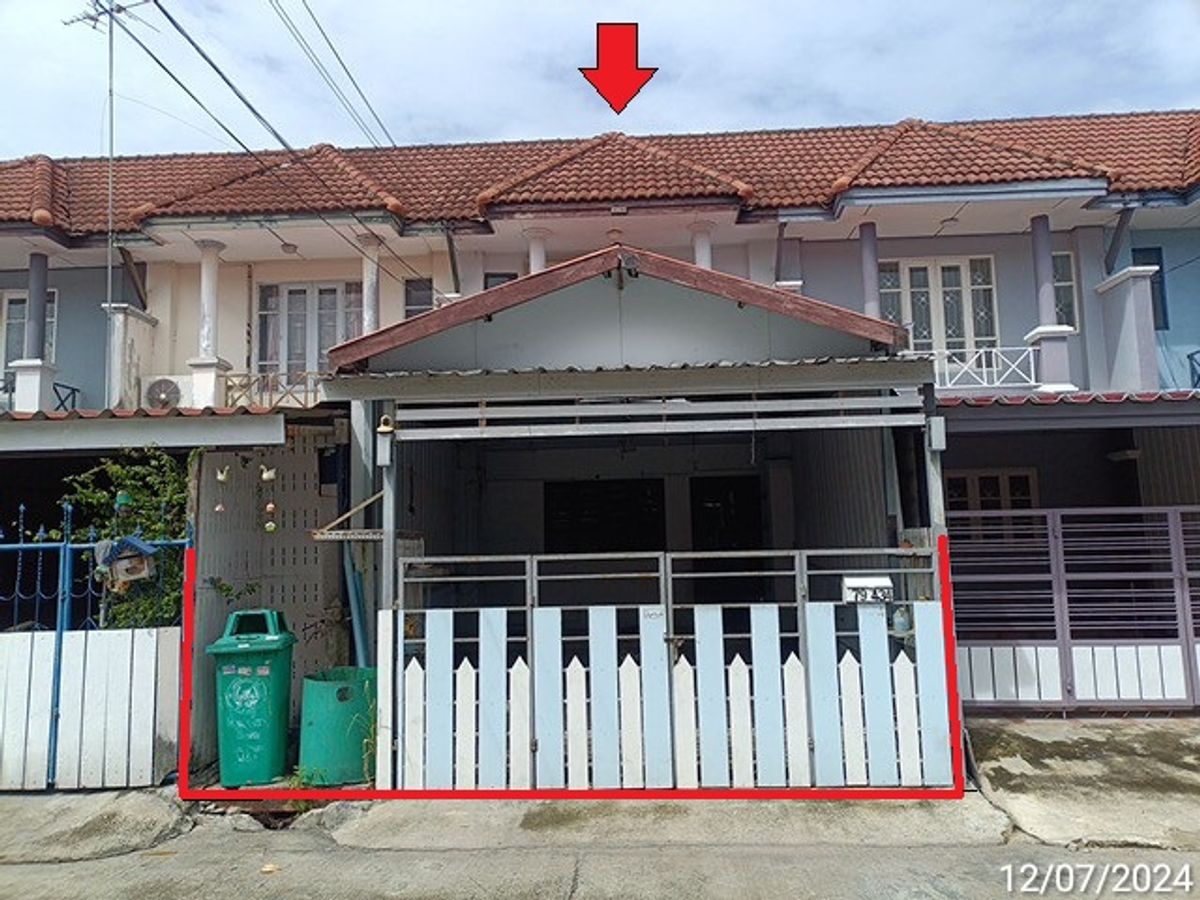 ขายบ้านนนทบุรี บางใหญ่ บางบัวทอง : ทาวน์เฮ้าส์ 2 ชั้น 2 ห้องนอน 2 ห้องน้ำ หน้ากว้าง 4 เมตร