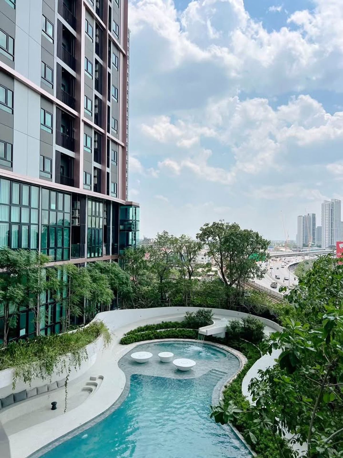 For RentCondoThaphra, Talat Phlu, Wutthakat : 🔥 Urgent rent. 🔥 Condo, Ultimate Unicorns, Sathorn - Tha Phra, 1 bedroom, 24.42 sq.m., 27th floor, corner room with a private Furniture Next to BTS Talat Phlu