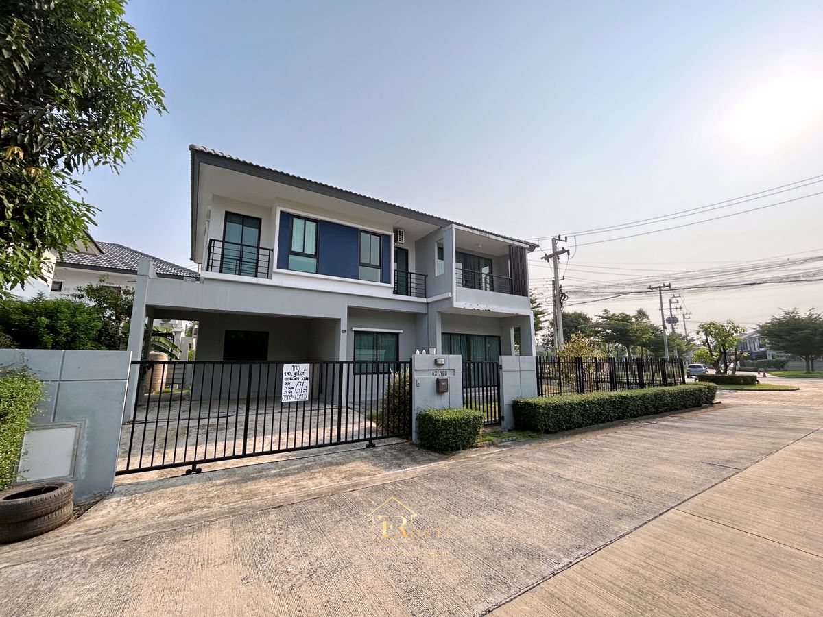 ขายบ้านปทุมธานี รังสิต ธรรมศาสตร์ : ขายบ้าน ดีไลท์ ดอนเมือง-รังสิต ใกล้เมืองเอก ม.รังสิต หลังริม ขนาด 67 ตร.ว. พร้อมอยู่