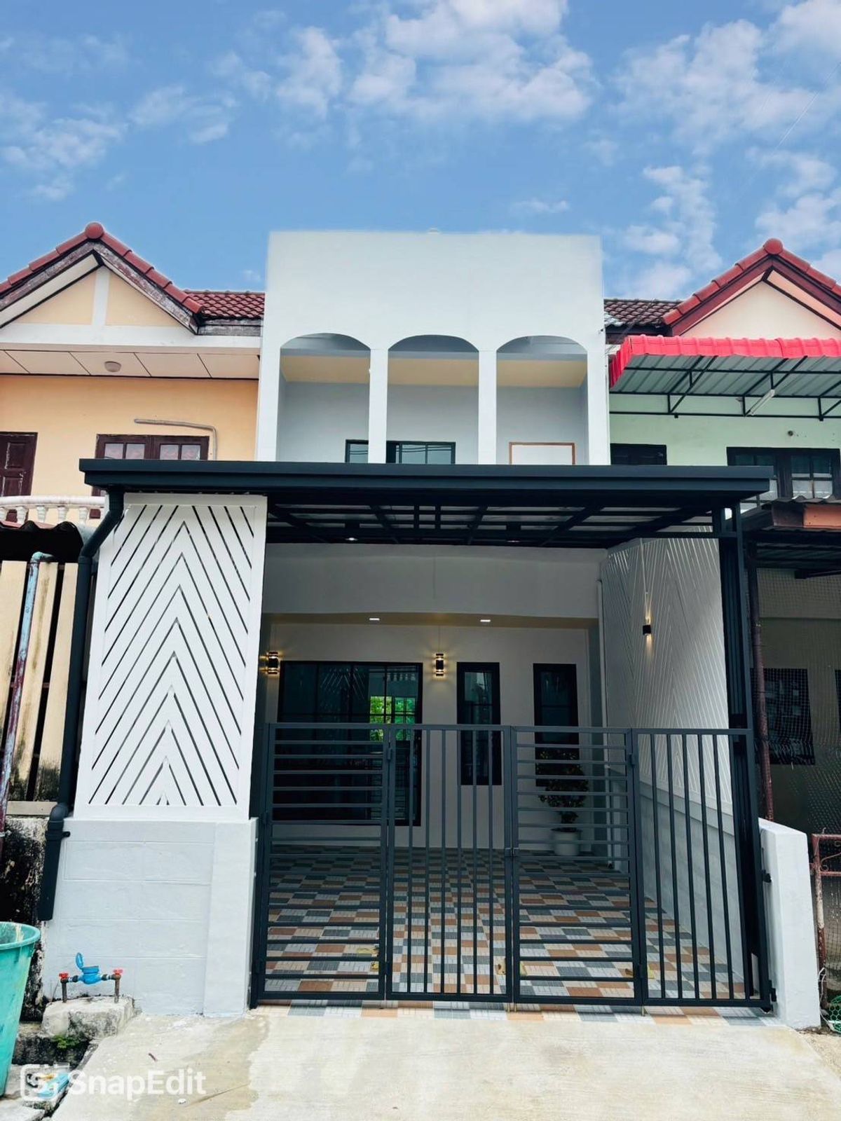 For SaleTownhomeMin Buri, Romklao : 2 -story townhouse for sale, Kittichai Villa 2, size 16 sq.w., new renovated, ready to stay