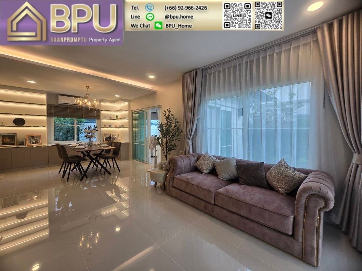 ให้เช่าบ้านบางนา แบริ่ง ลาซาล : ** ให้เช่าบ้านเดี่ยว 5 ห้องนอน ** วิลเลจจิโอ 3 ศรีนครินทร์-บางนา ใกล้ เมกะ บางนา