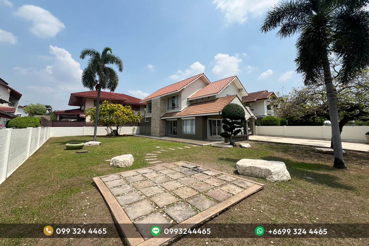 For SaleHousePathum Thani,Rangsit, Thammasat : JY-HS152 - For Sale Baan MuangAke Village 2, Detached House, 200 sq.m, 3 Bed, 3 Bath 