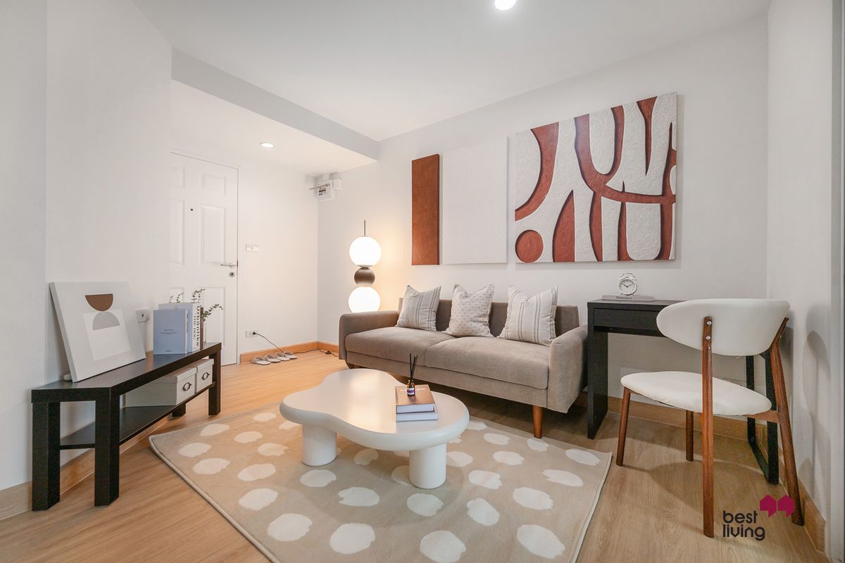 ขายคอนโดอ่อนนุช อุดมสุข : #อ่อนนุช ห้องสวย ครัวปิดติดระเบียง 🍳 อยู่สบายเป็นสัดส่วน