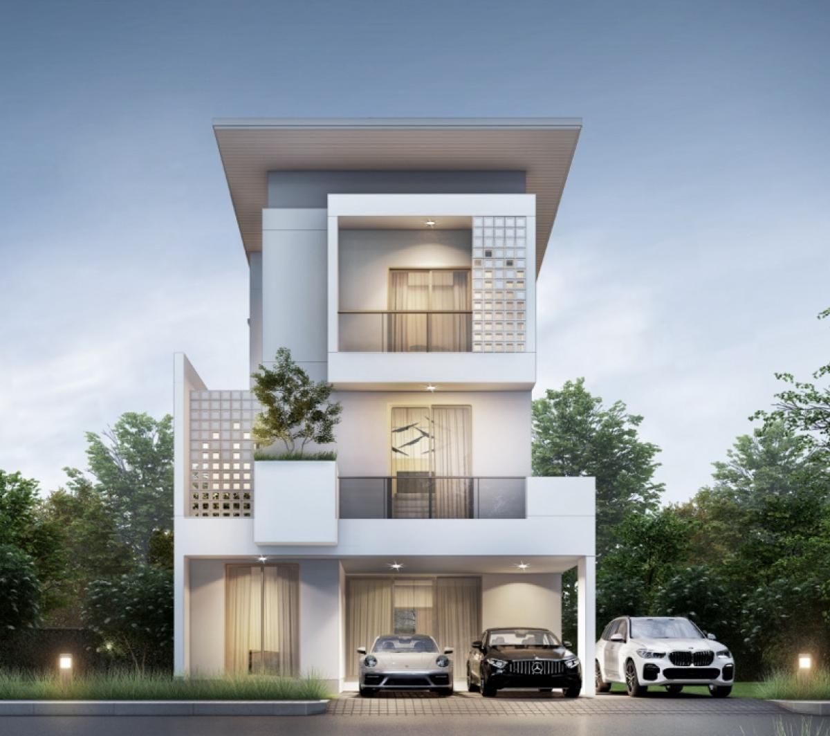 ให้เช่าบ้านเกษตร นวมินทร์ ลาดปลาเค้า : ให้เช่า บ้านเดี่ยว 3 ชั้น.Nirvana Absolute Ekkamai-Ramintra เอกมัย-รามอินทรา