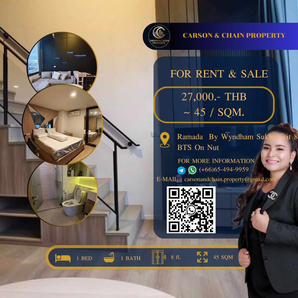 For RentCondoSukhumvit, Asoke, Thonglor : Ramada by Wyndham Sukhumvit 87