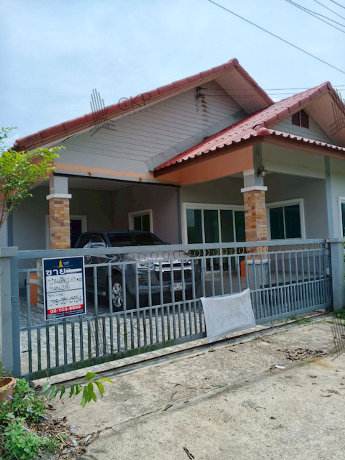 ขายบ้านระยอง : บ้านเดี่ยว 63 ตร.วา ใกล้ถนนเชิงเนิน-ซากบก ไม่ไกลตัวอำเภอเมืองระยอง