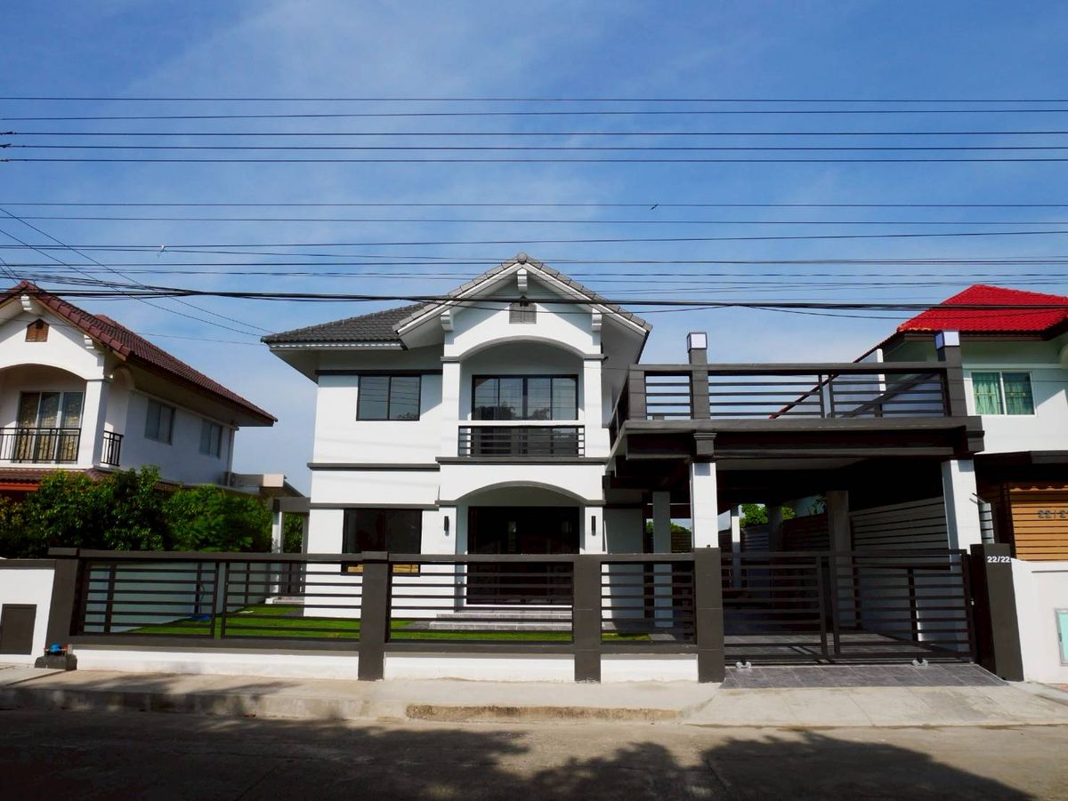 ขายบ้านมีนบุรี-ร่มเกล้า : S2913 ขายบ้านเดี่ยวรีโนเวทใหม่ 2 ชั้น หมู่บ้านนันท์นลินปาร์คโฮม เฟส 4