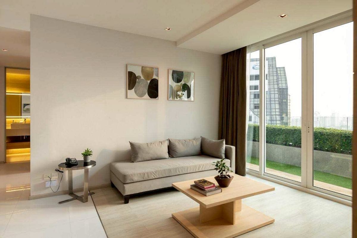 ให้เช่าคอนโดคลองเตย กล้วยน้ำไท : LTH12311 – Jasmine 59 Hotel FOR RENT Size 80 sqm. 2 beds 2 baths Near BTS Thong Lor Station ONLY 117K/Month